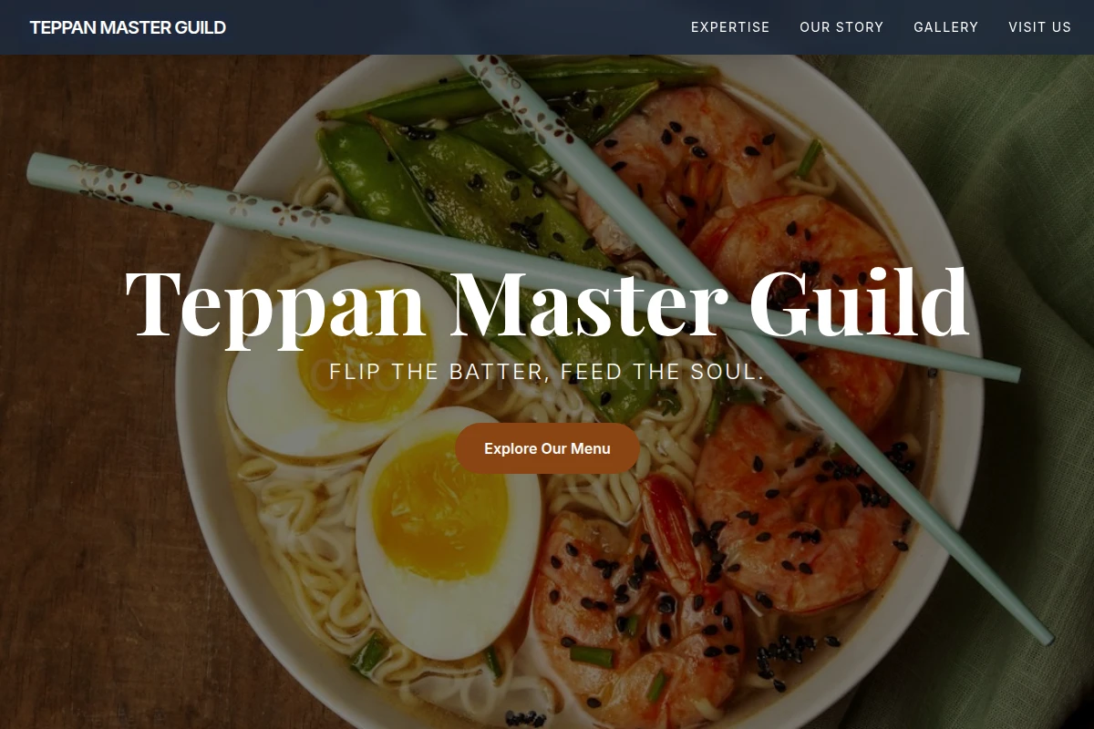 Griddle Japanese Food